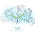TP-LINK Deco X55(3-pack) - AX3000 Wi-Fi 6 Mesh systém pro pokrytí celé domácnosti - HomeShield - (3-pack)
