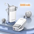 ColorWay powerbanka/ 30 000mAh/ 1x USB QC3.0/ USB-C/ Lightning/ 22,5W/ Bílá