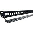 Patch panel Conexpro modulární neosazený 24pozic, 1U