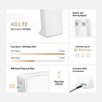Modem TP-LINK Mercusys MB130-4G AC1200, LTE s WiFi routerem, 1x LAN, 1x WAN, 1x slot SIM, 2,4/5GHz