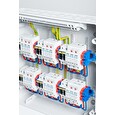 Solarmi DC6 osazený rozvaděč pro fotovoltaiku, 6x svodič, 6x odpojovač, pojistky