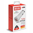 ColorWay 2x USB nabíječka do auta 36W/ Bílá