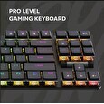 Canyon Herní klávesnice Cometstrike TLK GK-50, mechanická, drátová, multimediální, podsvícená, 87 kláves, CS layout