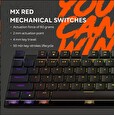 Canyon Herní klávesnice Cometstrike TLK GK-55, mechanická, drátová, multimediální, podsvícená, 105 kláves, CS layout