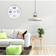 Hodiny Excellent nástěnné chrom 30,5 cm bílá KO-837000130bila