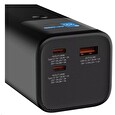 Canyon powerbanka PB-2010, 27000mAh, 2x USB-C 140W PD3.1, 1x USB-A QC 3.0, display, tmavě šedá