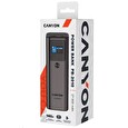 Canyon powerbanka PB-2010, 27000mAh, 2x USB-C 140W PD3.1, 1x USB-A QC 3.0, display, tmavě šedá