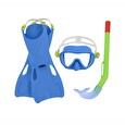 Set Bestway šnorchovací dětský Essential - ploutve, brýle, šnorchl (žluto-růžová, modro-zelená)