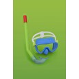 Set Bestway šnorchovací dětský Essential - ploutve, brýle, šnorchl (žluto-růžová, modro-zelená)