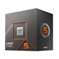 AMD Ryzen 5 6C/12T 8400F (4.2GHz/4.70GHz,22MB,65W,AM5,No Graphics) Box with Wraith Stealth cooler