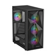 Genesis DIAXID 605 ARGB/Midi Tower/Transpar./Černá