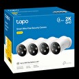 Kamerový set TP-LINK Tapo C425(4-pack) 4MPx, venkovní, IP, WiFi, přísvit, baterie