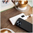 Powerbanka FIXED Zen 10 s LCD displejem a výstupem PD 20W, 10 000 mAh, bílá