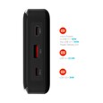 Powerbanka FIXED Zen 20 Pro s LCD displejem a výstupem 130W, 20 000 mAh, černá