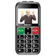 EVOLVEO EasyPhone ET, mobilní telefon pro seniory s nabíjecím stojánkem, stříbrná