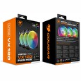 COUGAR ventilátor VORTEX VX 120 ARGB (3pack) 120mm hydro dynamic bearings, lightning & power management