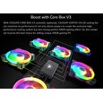 COUGAR ventilátor VORTEX VX 120 ARGB (3pack) 120mm hydro dynamic bearings, lightning & power management
