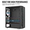 Aerocool Prism, skrinka ATX, fan, 2xUSB3.0 + USB2.0, čierna