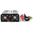 Nedis měnič napětí/ modifikovaná sinusoida/ 12 V DC/230 V AC 50 Hz/ 1000 W (2000 W špička)/ USB-A/ 2x zásuvka type E