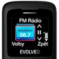EVOLVEO EasyPhone ID, mobilní telefon pro seniory, černá