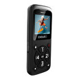 EVOLVEO EasyPhone ID, mobilní telefon pro seniory, černá