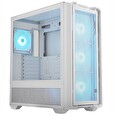COUGAR PC skříň MX600 White Mid Tower Mesh Front Panel 3 x 140mm + 1 x 120mm Fans Transparent Left Panel