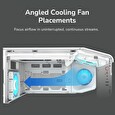 COUGAR PC skříň FV270 White Mid tower tempered curved glass perimeter quick detachable air filters up to 9 fans
