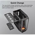 COUGAR PC skříň FV270 White Mid tower tempered curved glass perimeter quick detachable air filters up to 9 fans
