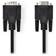 Nedis prodlužovací kabel VGA (D-SUB)/ zástrčka VGA - zásuvka VGA/ černý/ bulk/ 5m
