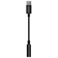 Genius ACC-C100 redukce z 3,5mm audio jack na USB-C, černá
