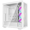 DEEPCOOL skříň MORPHEUS / dvoukomorová / modulární / ATX+ / 3x140mm ARGB fans / 4xUSB / USB-C / digit. displej / bílá