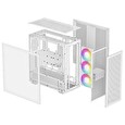DEEPCOOL skříň MORPHEUS / dvoukomorová / modulární / ATX+ / 3x140mm ARGB fans / 4xUSB / USB-C / digit. displej / bílá