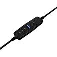 Herní sluchátka s mikrofonem Genesis NEON 764/7.1/USB/Drát/Stand/Černá