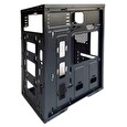 Eurocase MidT ML N6-500B / bez zdroje / 2x USB 3.0 / černá