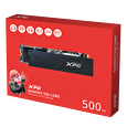 ADATA XPG GAMMIX S50 CORE/500GB/SSD/M.2 NVMe/Černá/Heatsink/3R