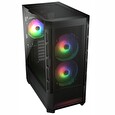 COUGAR PC skříň DUOFACE Pro Black Mid Tower Airflow Front Panel TG Left Panel 2 x ARGB 140mm & 1x 120mm Fans
