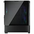 COUGAR PC skříň DUOFACE Pro Black Mid Tower Airflow Front Panel TG Left Panel 2 x ARGB 140mm & 1x 120mm Fans