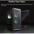 COUGAR PC skříň DUOFACE Pro Black Mid Tower Airflow Front Panel TG Left Panel 2 x ARGB 140mm & 1x 120mm Fans