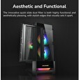 COUGAR PC skříň DUOFACE Pro Black Mid Tower Airflow Front Panel TG Left Panel 2 x ARGB 140mm & 1x 120mm Fans