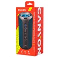 Canyon bezdrátový reproduktor OnMove 15, 40W, BT 5.0, SD, AUX, mic., režim TWS, IPX6, 6 hodin přehrávání, RGB, modrý