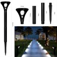IMMAX GARDEN Venkovní solární LED osvětlení se světelným a pohybovým čidlem, 1W, IP65