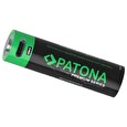 PATONA nabíjecí baterie AA/LR6 Li-Pol 2000mAh 1,5V s USB-C nabíjením, 4ks v balení