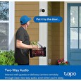 TP-LINK Tapo C410 - Venkovní IP kamera na baterii, WiFi, 3MP (2304 × 1296 px) 125°, ONVIF Starlight (Color Night Vision)