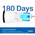 TP-LINK Tapo C410 - Venkovní IP kamera na baterii, WiFi, 3MP (2304 × 1296 px) 125°, ONVIF Starlight (Color Night Vision)
