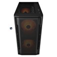 COUGAR PC skříň UNIFACE RGB Black Mini Tower Mesh Front Panel 2x 140mm RGB Fan + 1x 120mm RGB Fan TG Left Panel