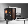 COUGAR PC skříň UNIFACE RGB Black Mini Tower Mesh Front Panel 2x 140mm RGB Fan + 1x 120mm RGB Fan TG Left Panel