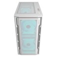 COUGAR PC skříň UNIFACE RGB White Mini Tower Mesh Front Panel 2x 140mm RGB Fan + 1x 120mm RGB Fan TG Left Panel