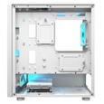COUGAR PC skříň UNIFACE RGB White Mini Tower Mesh Front Panel 2x 140mm RGB Fan + 1x 120mm RGB Fan TG Left Panel