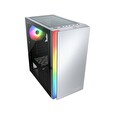 COUGAR PC skříň Purity RGB White Mini Tower TG Front Panel ARGB strip / 1 x ARGB Fan / 3mm TG Left Panel