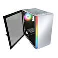 COUGAR PC skříň Purity RGB White Mini Tower TG Front Panel ARGB strip / 1 x ARGB Fan / 3mm TG Left Panel